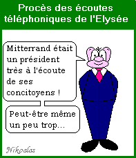 Proc�s des �coutes t�l�phoniques de l'Elys�e sous Mitterrand